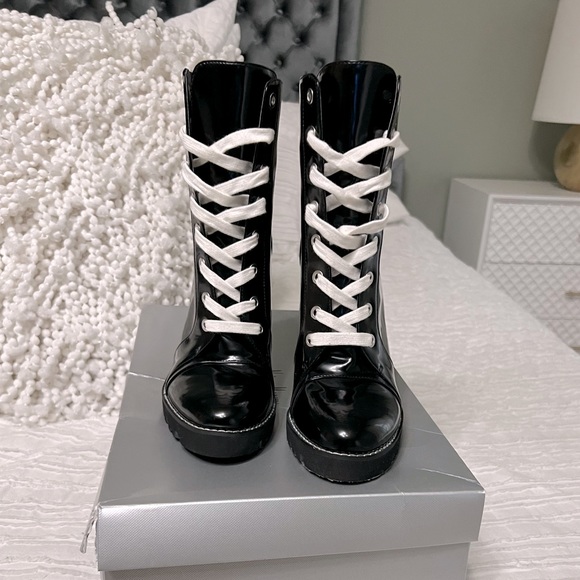 “Stomp the Yard” Mistress Rocks Black Combat Boot. Size 39. Very Sexy & Classy - Picture 2 of 6